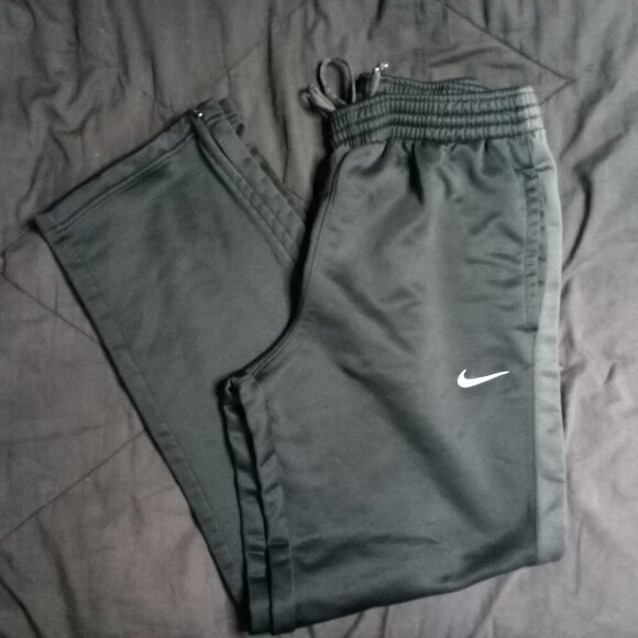 Vintage Y2K Nike Dri-Fit Striped Sweat Pants Joggers Trainers - Picture 1 of 8